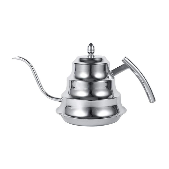 Чайник,кофейник с ситом 1100 мл,металлический, P.L. Proff Coffee 30607 - фото 10156