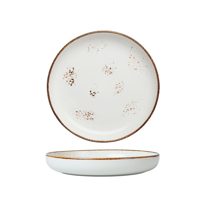 Тарелка с бортом d=23 см, фарфор "NOBLE" серия "Grace" 31096 - фото 10364