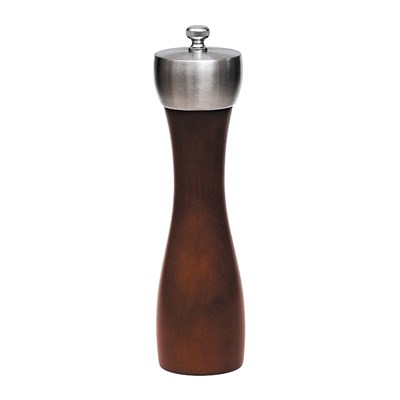 Мельница деревянная для соли h 20 см коричневая 81001711