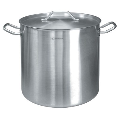 Кастрюля-котел с крышкой 50 л, 40*40 см, сталь 18/8, индукция, P.L. Proff Cuisine 80002019