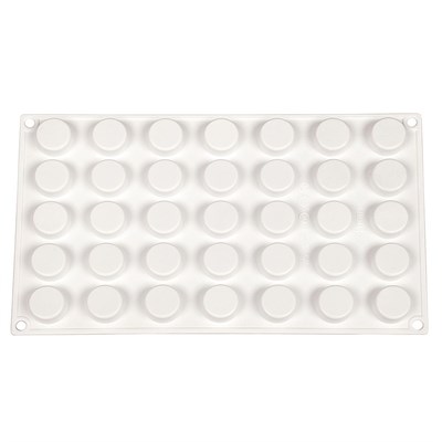 Форма силиконовая "Микро цилиндр" 35 ячеек 25*25*12 мм, P.L. Proff Cuisine 73024130