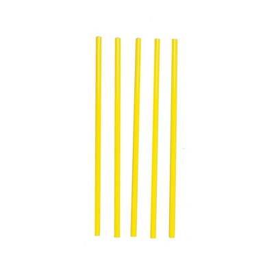 Трубочки для коктейля без изгиба желтые, 24 см, d 6 мм, 250 шт 81006410
