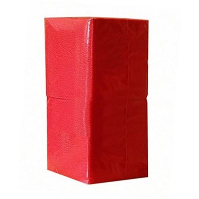Салфетка 24*24 2-сл красная 250лист.(кор=18уп.) 81211750