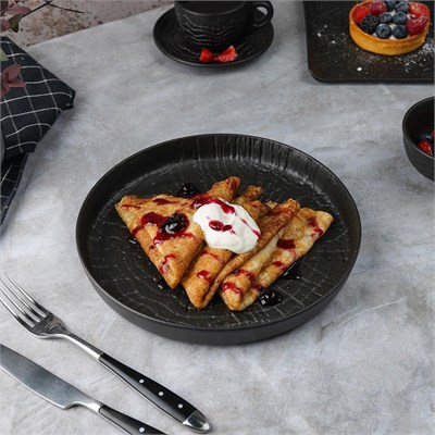 Тарелка с бортом d=23см, h=3см, серия "Black Raw Wood"  P.L. - ProffCuisine 81229892