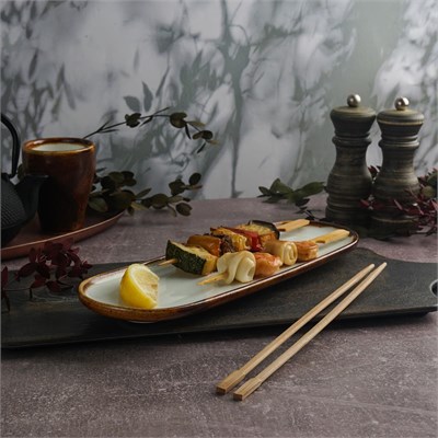 Блюдо овальное 30*10 см,фарфор "Паназия" P.L. Proff Cuisine 81221803