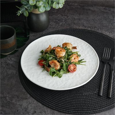 Тарелка мелкая d=25 см,фарфор,белый цвет, матовая поверхность, "Паназия" P.L.-ProffCuisine 81221819