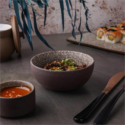 Салатник 12*5 см, 350 мл, Brown Taiga Untouched, P.L. Proff Cuisine 81221929