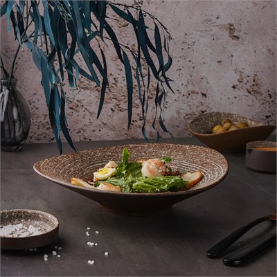 Салатник 26*24*5 см, Brown Taiga Untouched, P.L. Proff Cuisine 81221930