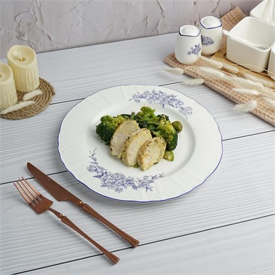 Тарелка d=27 см, h=1.7см, коллекция "Sea Flower"  P.L. 81222314