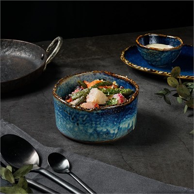 Салатник  d=11 см, h=5,7 см, 330 мл, фарфор,серия "Aqua Blue" P.L. 81222276