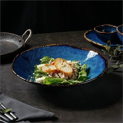 Салатник d=25 см, h=6 см, 925мл, фарфор,серия "Aqua Blue" P.L. 81222280