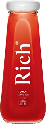 Сок Томатный "РИЧ",стеклянная бутылка,200 мл,(упаковка 12 шт) 81222813