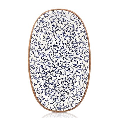 Блюдо овальное 15*8 см, фарфор,серия "Tinta Edera" By Bone 81229803