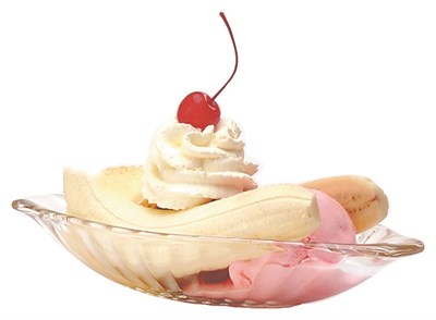 Салатник "Банана сплит". 200мл, стекло Ocean 81269407