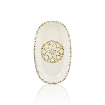 Блюдо овальное l=24*14.5 cм,фарфор,серия "TESSERA", By Bone 81221582