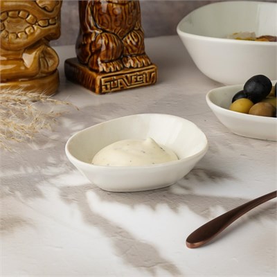 Салатник 10*9 см, 85 мл, фарфор,серия "Island Velho", By Bone 81221588