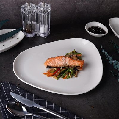 Тарелка мелкая 32*27 см,фарфор,серия "Island White", By Bone 81221602