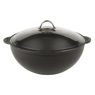 Казан d=30 см, 6,2  л, с стекл.крышкой  LAVA 81249989