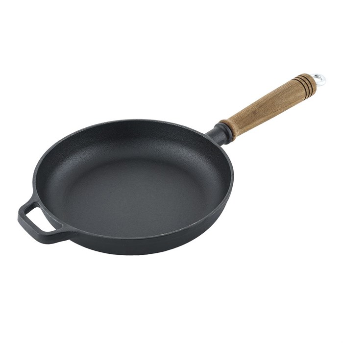 Сковородка чугунная,деревянная ручка d=22.5 cм, P.L.-ProffCuisine 32663 - фото 10796