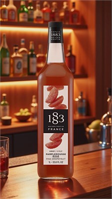 Сироп 1883 Maison Routin Розовый грейпфрут (Pink Grapefruit), 1 л, стекло 81230066