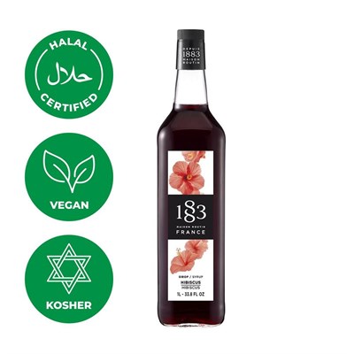 Сироп 1883 Maison Routin Гибискус (Hibiscus), 1 л, стекло 81230281