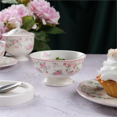 Салатник d=12,5 cм, 200 мл, фарфор "NOBLE" серия "Retro Ritz-La Vie En Rose" 81229637