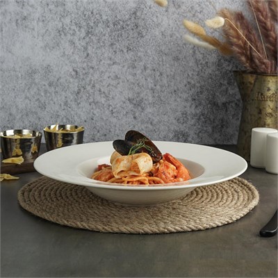 Тарелка глубокая 27см, 400 мл фарфор "NOBLE" серия "Fine Plus" 81229898