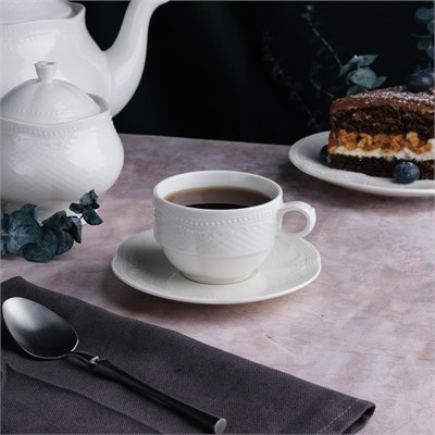 Кофейная пара 100 мл, фарфор, Aristocrat, Noble NEW 81290267