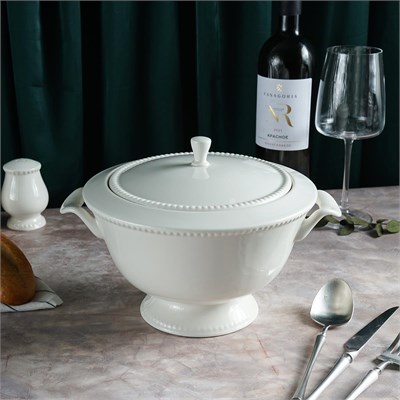 Супница d=21.7см, h=19 см, v=1400 мл,фарфор "NOBLE" серия "LUXE" 81222225