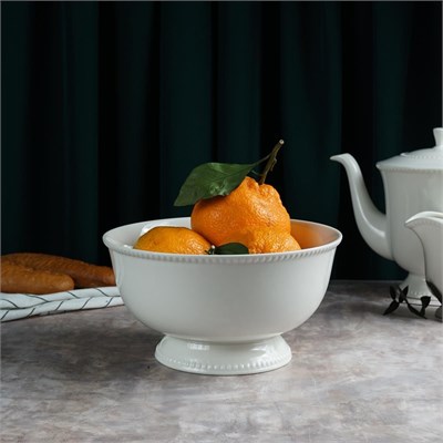 Салатник d=20,5 cм, h=11.5см, v=1300 мл, фарфор "NOBLE" серия "LUXE" 81222228