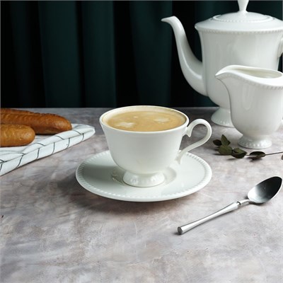 Пара чайная 220 мл,фарфор "NOBLE" серия "LUXE" 81222230