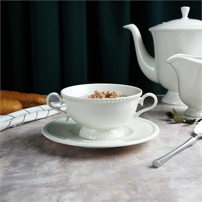 Пара бульонная  d=11.5 см, h=6.5 см, v=300 мл,фарфор "NOBLE" серия "LUXE" 81222231