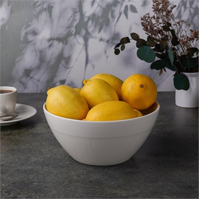 Салатник 1225мл, d18см, h8.5см, фарфор "NOBLE" серия "NEO SILK" 81222362