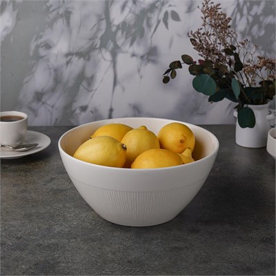 Салатник 1900мл, d21см,h10см, фарфор "NOBLE" серия "NEO SILK" 81222363