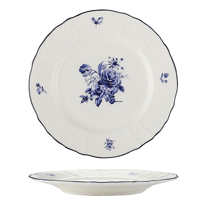Тарелка десертная 16 см,коллекция "Blue Flower"  P.L. Proff Cuisine 34050 - фото 11134