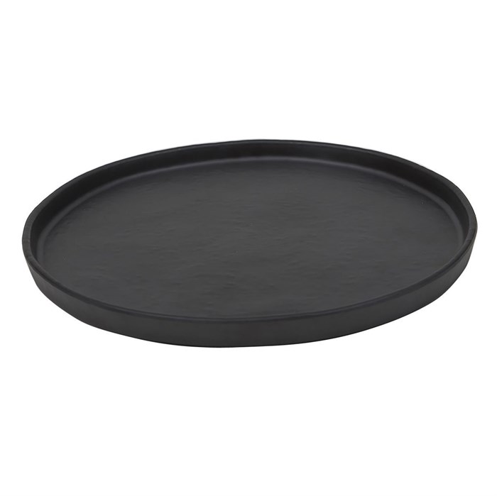Блюдо,тарелка меламиновая 27*2см  P.L. BLACK FINISH 35078 - фото 11322