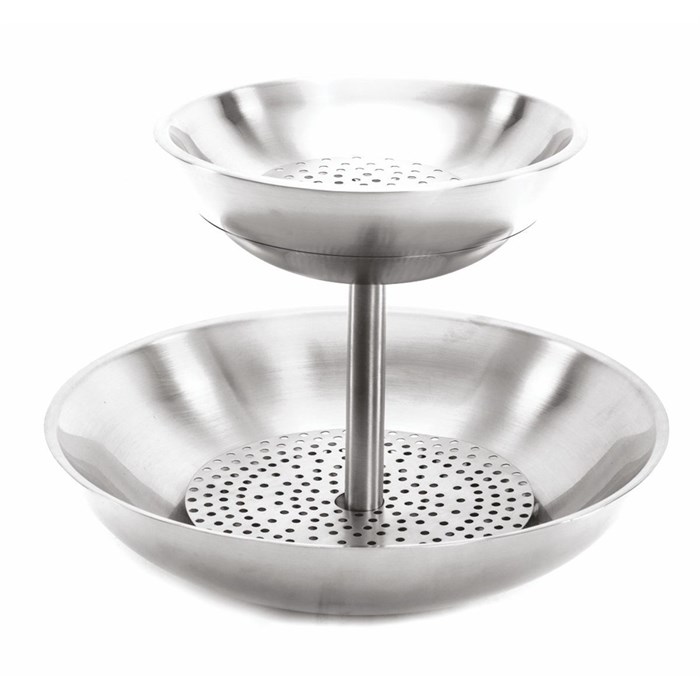 Стойка 2-х ярусная для подачи морепродуктов 40*40*33 см  P.L.--Hotelware 37936 - фото 11690