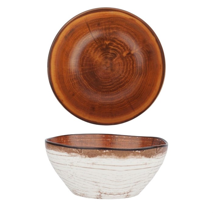 Салатник d=13 см, 380 мл, h=5.4 см, фарфор P.L. cерия  WOOD-FUSION 39771 - фото 11994
