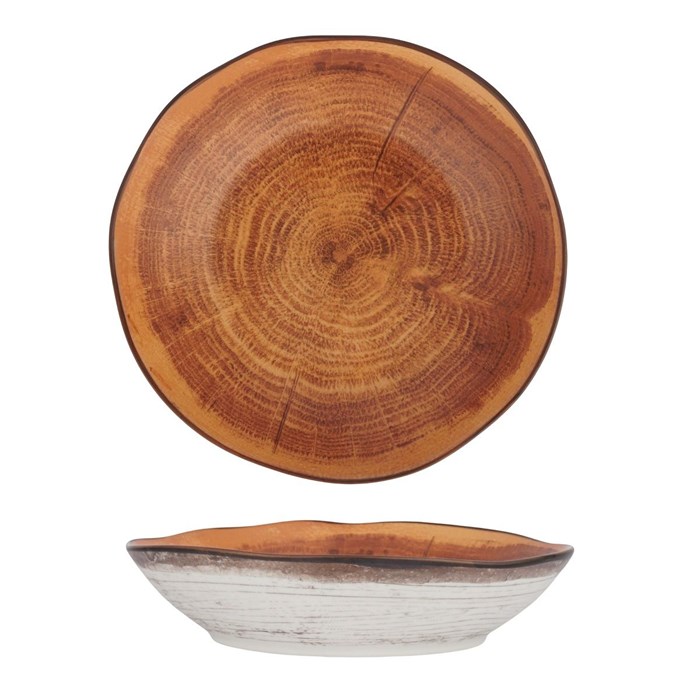 Салатник d=21 см, 925 мл, фарфор P.L. cерия  WOOD-FUSION 39774 - фото 11997