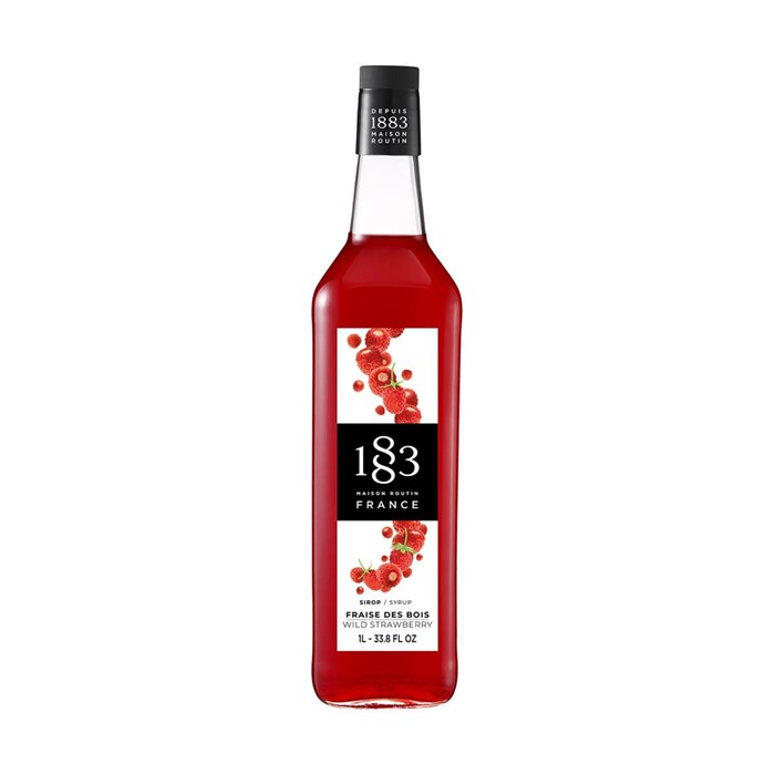 Сироп 1883 Maison Routin Дикая клубника (Wild strawberry), 1 л, стекло 41483 - фото 12248