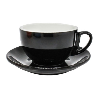 Чайная пара Barista (Бариста) 270 мл, черный цвет, P.L. Proff Cuisine (кор= 36 шт) 1234 - фото 12720