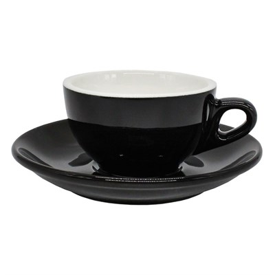 Чайная пара Barista (Бариста) 180 мл, черный цвет, P.L. Proff Cuisine (кор= 48 шт) 1238 - фото 12724