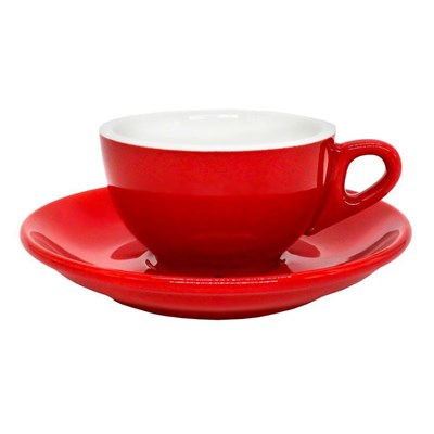 Чайная пара Barista (Бариста) 180 мл, красный цвет, P.L. Proff Cuisine (кор= 48 шт) 1239 - фото 12725
