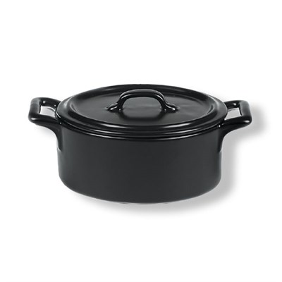 Кастрюля с крышкой 425 мл, черная, P.L. Proff Cuisine 2786 - фото 13226