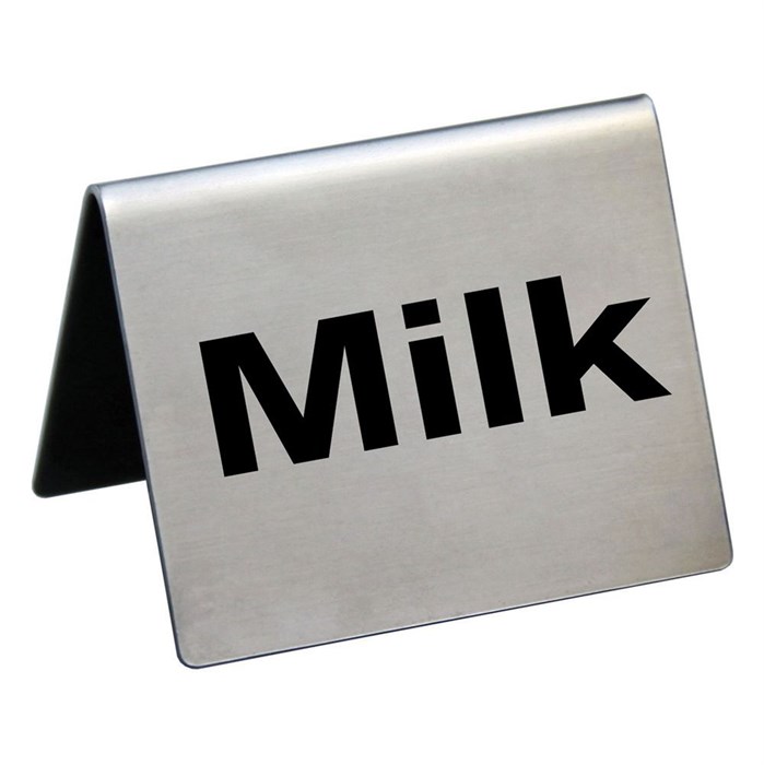 Табличка "Milk" 5*4 см, сталь, P.L. Proff Cuisine 3198 - фото 1322