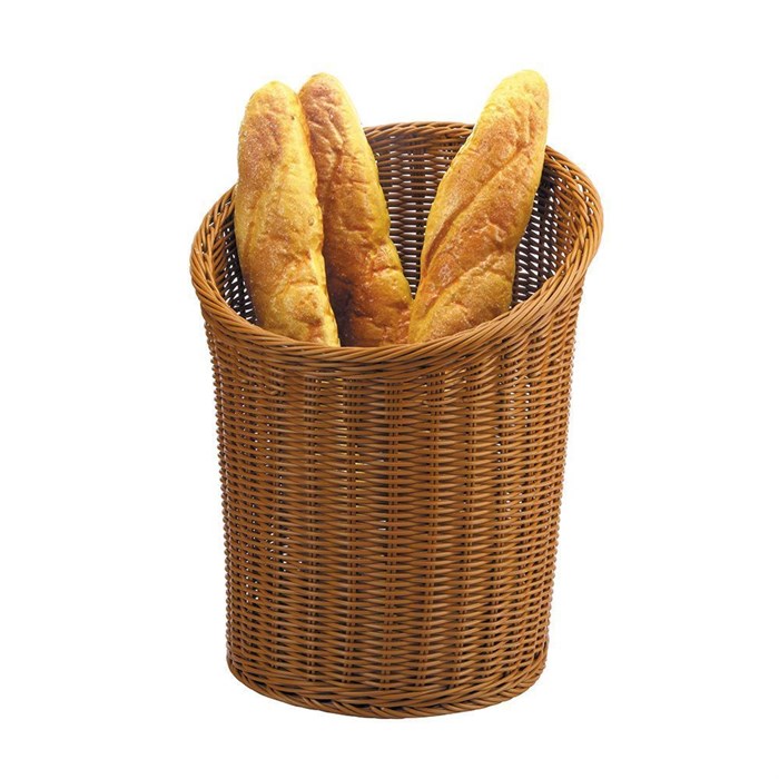 Подставка для выкладки багета плетеная 32*28*42 см бежевая, ротанг, P.L. Proff Cuisine 3756 - фото 1838