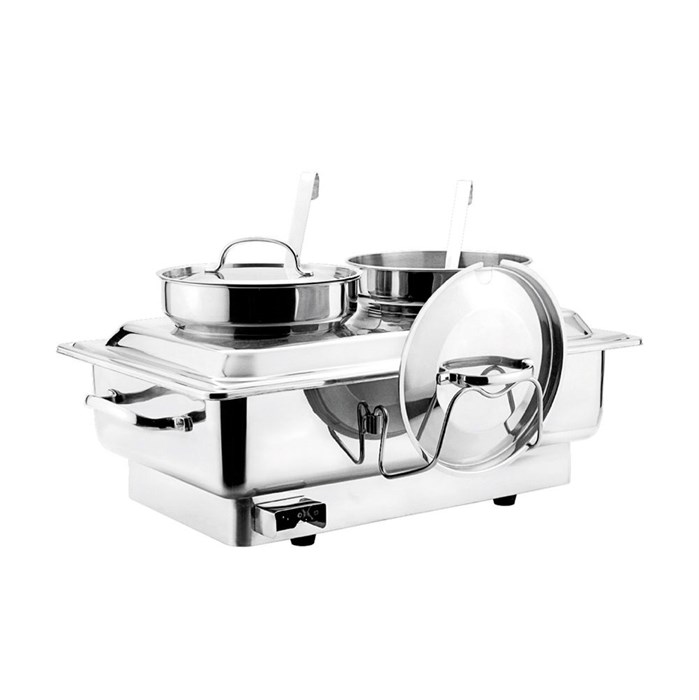 Мармит электрический суповой, 220V, 2 отделения по 4 л,SUNNEX - P.L. 3845 - фото 1893