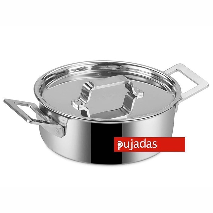 Мини-кастрюля с крышкой круглая 600 мл, d 13 см, h 5 см, нержавейка, Pujadas, Испания 4241 - фото 2283