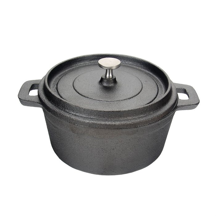 Кастрюля порционная с крышкой 250 мл, 10*4,5 см, чугун, P.L. Proff Cuisine 4247 - фото 2289