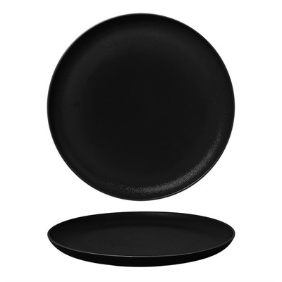 Тарелка с бортом d=23 cм,фарфор "NOBLE" серия "Fine Plus-Black Sand" 35797 - фото 23735